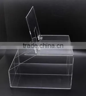 2.5 Gallon Acrylic Candy Bin, 2 Compartments, Scoop Holder(CB-B-0197) photo-4