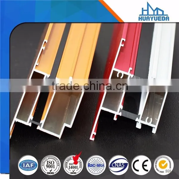 Heat Break Shape Aluminum Profiles With Wooden Grain photo-3