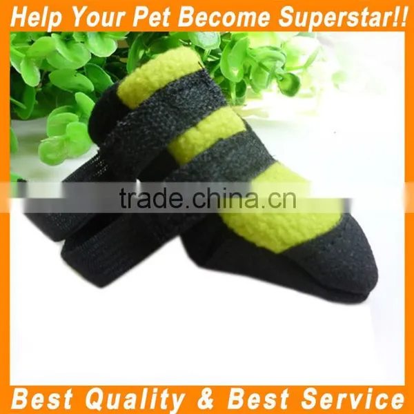 JML 2016 New Design Wholesale Pet Accessories of Winter Dog Footwear With Polar Fleece Pet Soft Sole Shoes photo-5