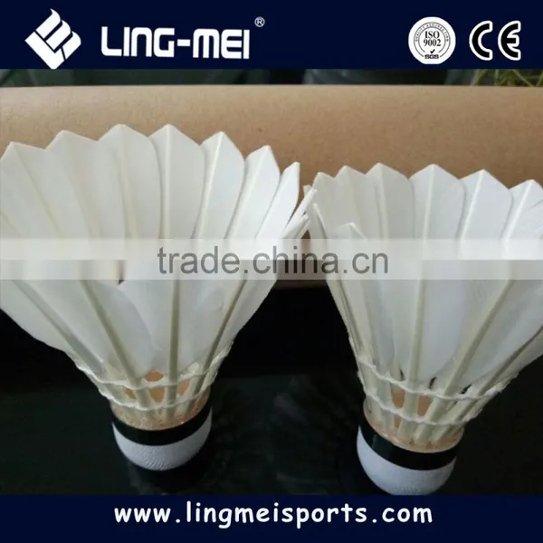 hot selling tournament quality cigu duck feather shuttlecock as rsl no.3 for sale