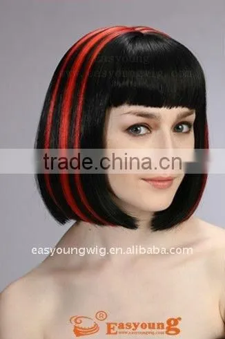 Cheap Red Halloween Synthetic Wigs, Anime Cosplay Wig photo-4