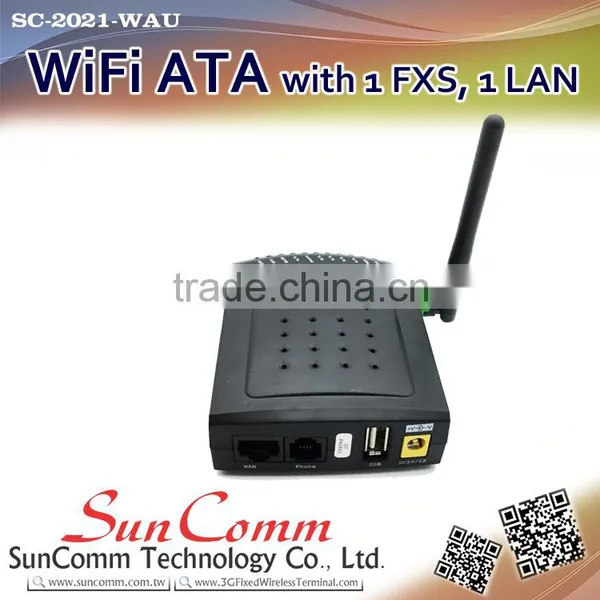 SC-2021-WAU Best Selling WiFi Voip ATA With 1FXS, 1WAN, 1USB, IEEE802.11n 150Mbps Wireless Built-in photo-5
