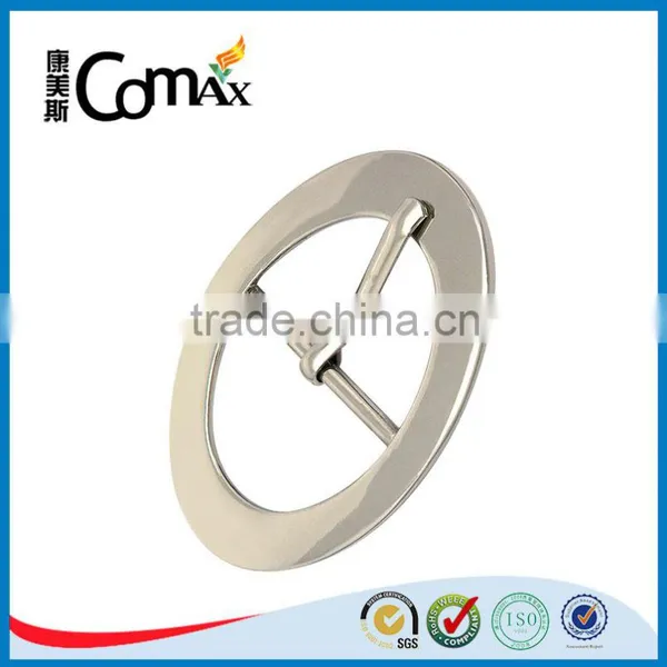High Quality Fashion Oval Tri-Glide Nickel Metal Pin Buckle photo-5