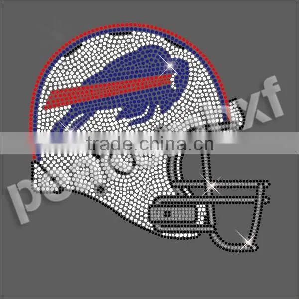 2015 New 49ers SF Helmet Sequin Rhinestone Transfer Designs Heat Transfer Vinyl photo-3