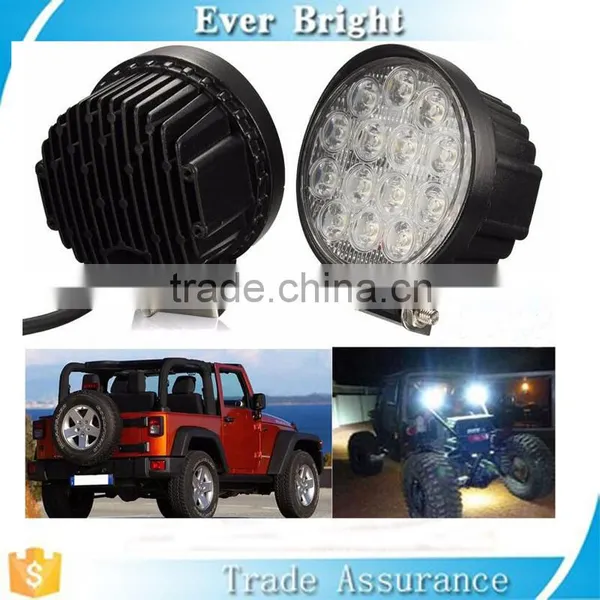 Top Quality 14 LEDs 42W Work Light DC 9-32V IP67 Off-road Vehicle Spotlights ATV Truck UTV Work Lamp