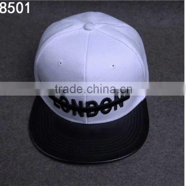 Custom Metal Plate Snapback Hat Embroidery Your Own Logo Good Quality Sport Cap photo-3