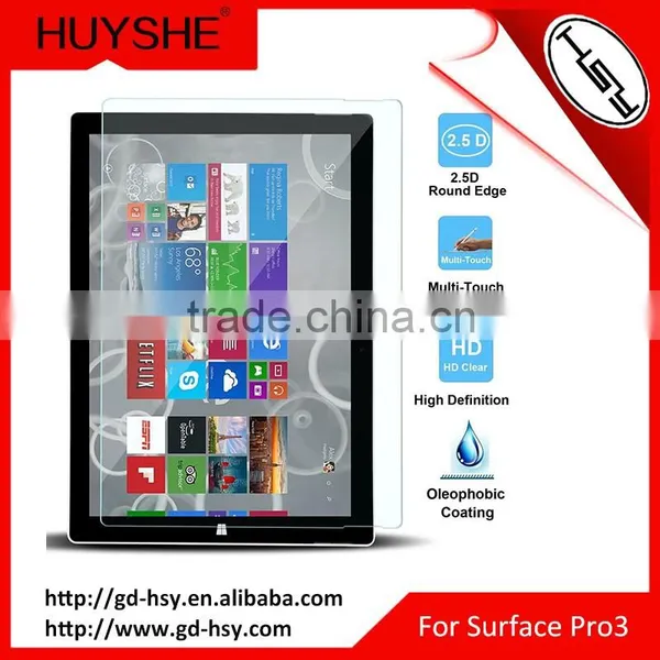 HUYSHE 9h Tempered Glass Nano Anti-spy Anti Radiation Screen Protector for Laptop Screen Protector for Surface Pro 3 4 photo-6