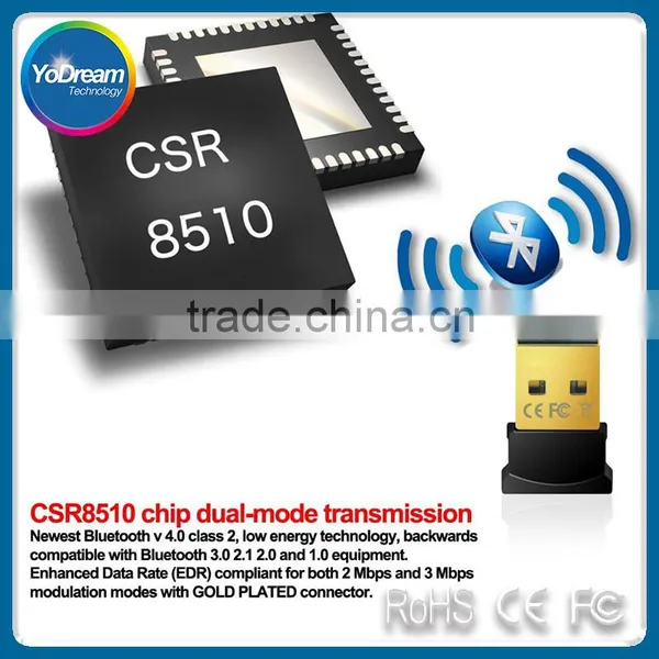 Dual Mode Wireless Dongle Free Driver Vention MINI CSR 4.0 Bluetooth USB Dongle Adapter For PC Laptop photo-4