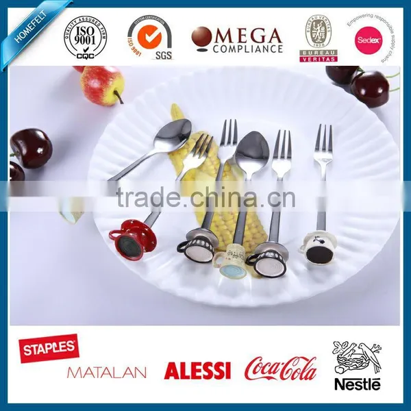 Charm High Quality Cutlery Polyresin Handle Cutlery Dinnerware