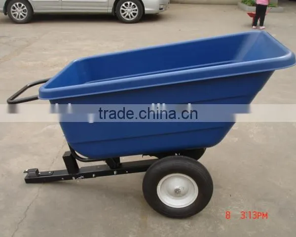 220L Big Plastic Tray Dump Garden Leaf Cart photo-5
