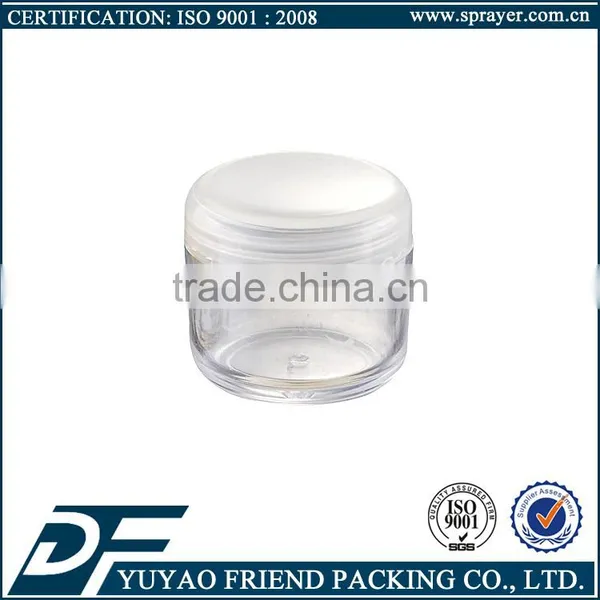 8g Transparent Plastic Cosmetic Mini Jar