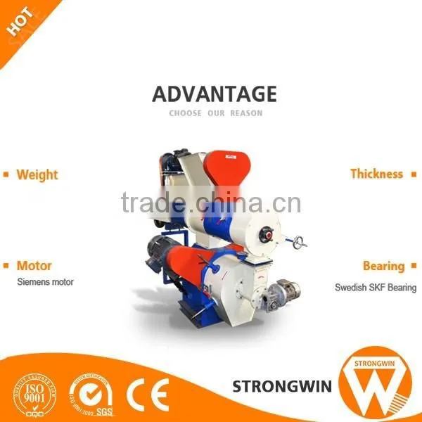 Hot Sale Strongwin Stainless Steel 1t/h Rabbit Ox Sheep Cattle Feed Pellet Mill Machine for Sale photo-3