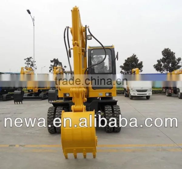 2016 Hot Sale NEW65 Mini Wheel Excavator photo-2
