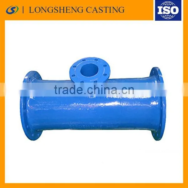 EN545 DI ALL TEE Flanged or PVC Pipe Fittings photo-2