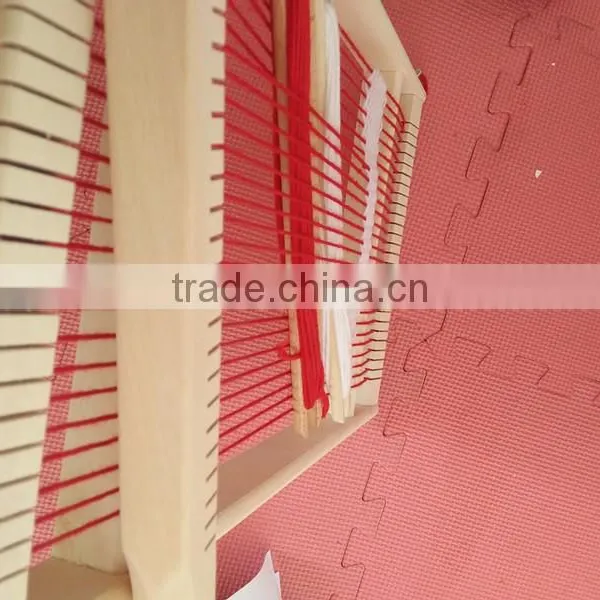 Kids Traditional Toy Creative Wooden Weaving Loom Chinese Manufacturer photo-3