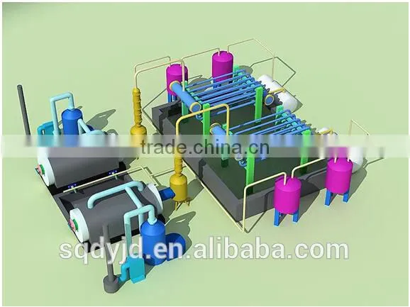 High Quality Eco-friendly City Rubbish/waste Tyre/used Oil Refining Plant photo-5