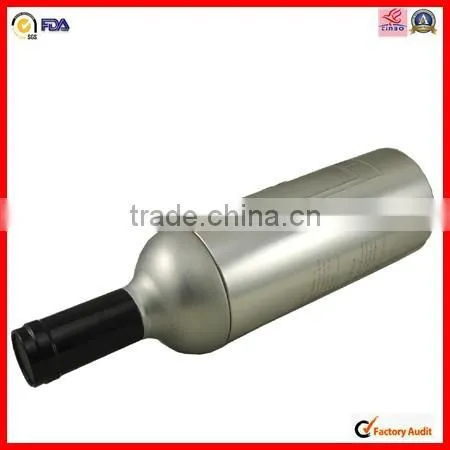 Round Luxury Wine Packaging Metal Tin Box photo-2