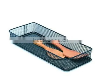 Metal Mesh Drawer Organizer, Silver photo-2