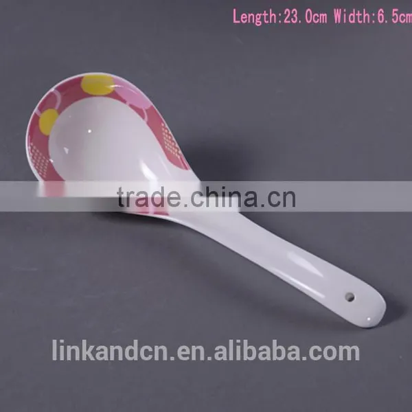 SP1521 Haonai Chinese Ceramic Spoon, Ceramic Soup Spoon photo-5