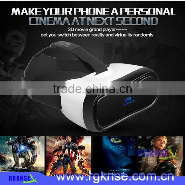 China Factory and Good Quality Lower Price Plastic VR Headset All in One VR With High Transparent Optic Resin Material photo-3