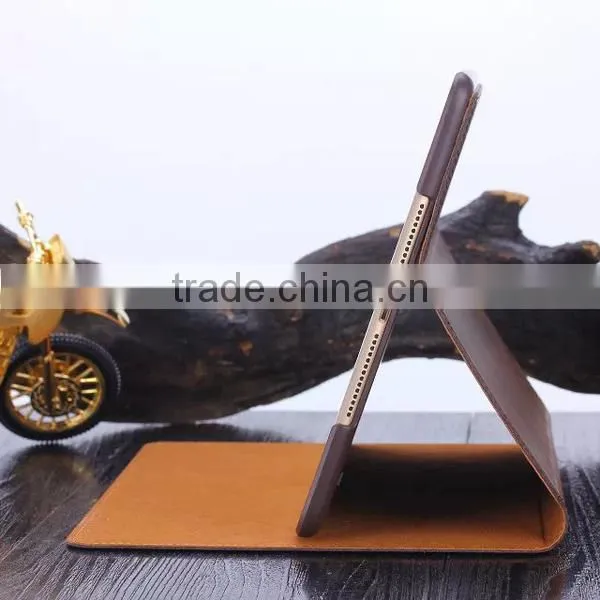 Top Quality Ultra-thin Genuine Leather Case for Ipad Mini, Tablet Leather Case photo-5