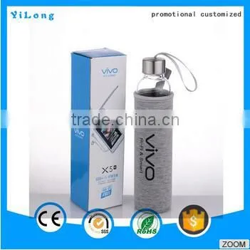 Cheap Promotional Unbreakable Glass Water Bottle Heat-resistant Borosilicate Water Bottle Glass,mineral Water Glass Bottle photo-4