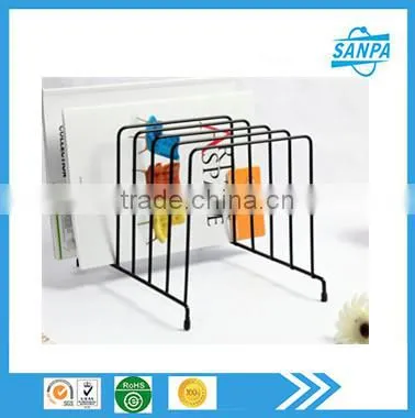 Fashion Office Home Metal Wire CD DVD Magazine Display Rack Stand