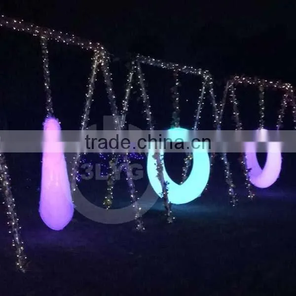 Led Outdoor Furniture With Waterproof Plastic LED Illuminated Circle Chairs photo-5