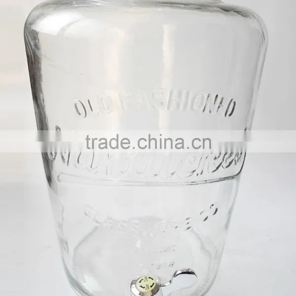 8L Juice Glass Dispenser With Spout and Sealed Swing Top Lid photo-3