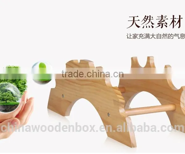 Wooden Wine Display Rack/shelf/stand With Light Display Rack for Wood Wine photo-2