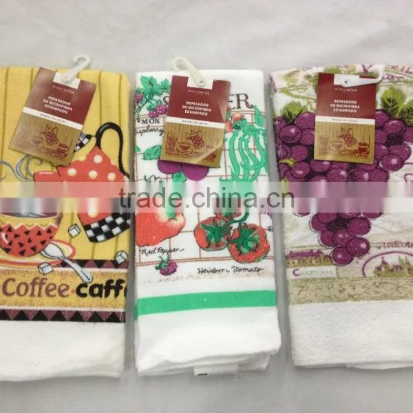 High Quality Kitchen Microfiber Dish Cloth With Printing photo-4