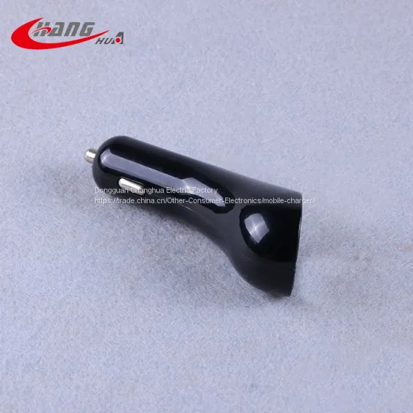 Black Color 5V2A Portable Dual Usb Car Battery Charger photo-3