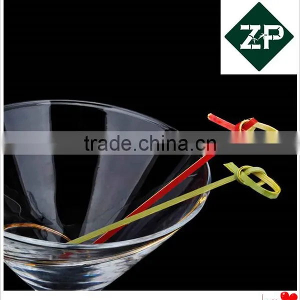 ZHUPING Whosales Knotted Bamboo Fruit Pick Sticks