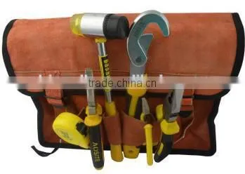 Canvas Kits Admission Package / Bag Electrician Suede Leather Bag, Leather Tool Bag