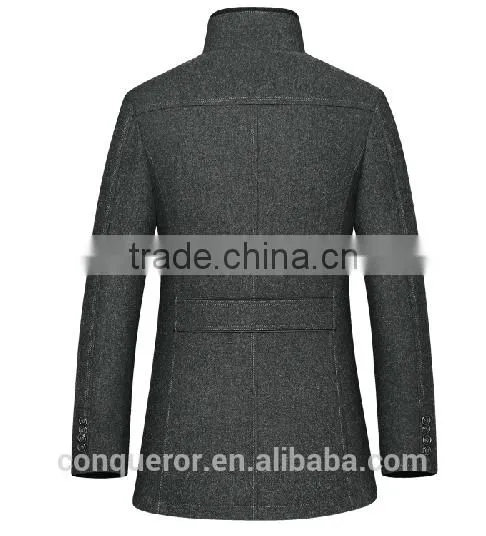 Wool Winter Coat Made to Measure Men Overcoat BCZ021 photo-3