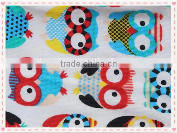 100%cotton Printed Interlock,cotton Fabric for Baby Clothes photo-2