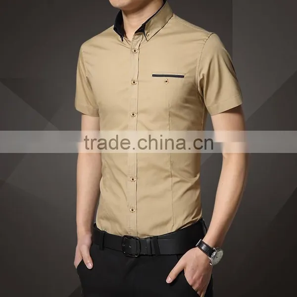 2017 New Fashion 100% Cotton Shirt for Man photo-5
