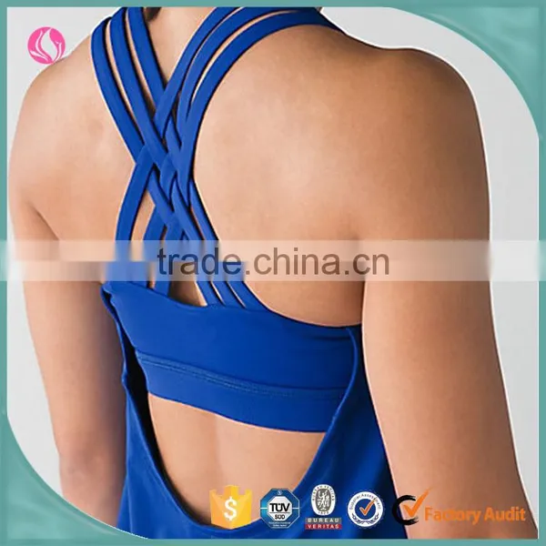 Sport Polyester Seamless Camisole Gym Tube Fitness Apparel Tank Top Woman Clothes photo-4