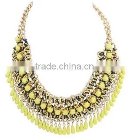 Zm33249a Latest Vintage Bohemian Jewelry Accessory Wholesale China Gold Plated Choker Necklace photo-4