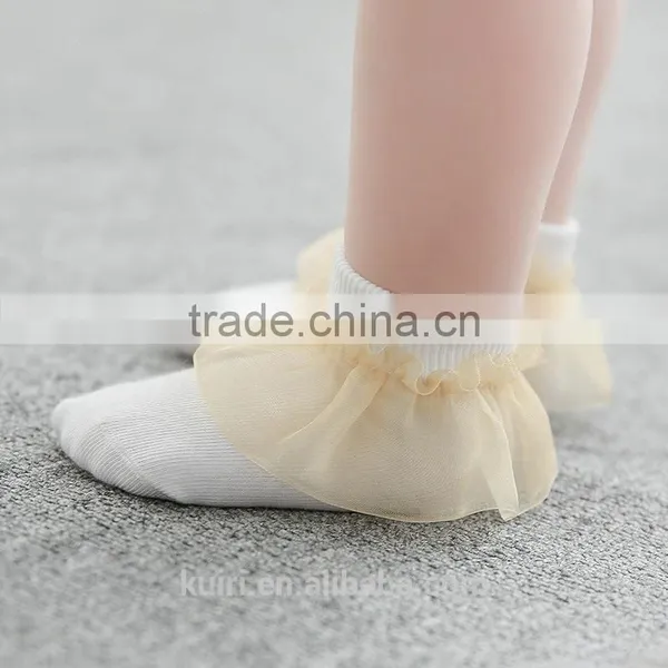 Baby Girl Socks Newborn Chiffon Kids Lace Socks Summer Girls Cute Solid Children's for Princess photo-3