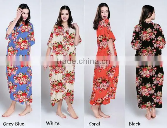 Kaftans Wholesale Women Long Abaya New Style Sexy Kimonos Robes KF-T106 photo-2