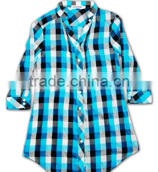 100% Cotton Design China Made Business Design Mens Plaid Flannel Shirts photo-5