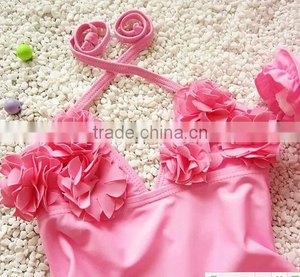 New Designed Young Girl Swimsuit Models Wholesale Kids Swimwear One Piece Swimsuit photo-2