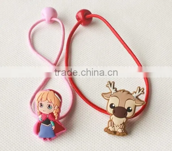 Frozen Cartoon Characters Kids Elastic Hair Tie, Frozen Girl Hair Tie photo-5