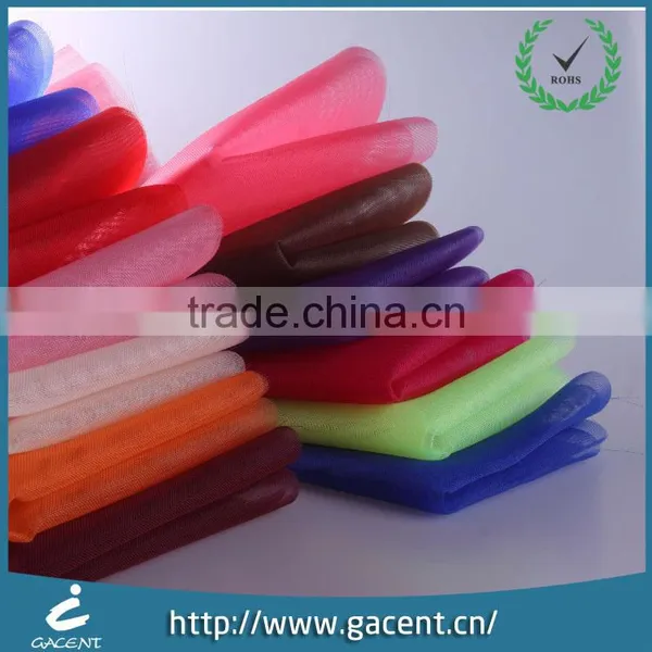 Plain Coloured Nylon Mesh Dress Soft Net Fabric photo-5