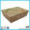 Standard Size Brown Kraft Paper Food Packing Boxes Support Debossed / Stamping