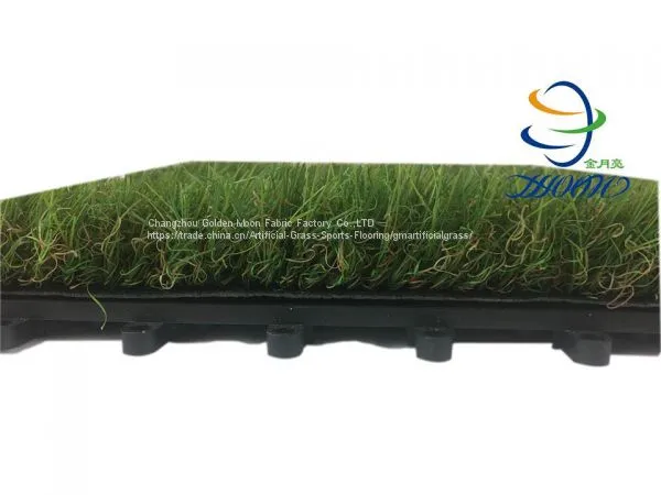 #408818-XO Tile Interlocking Artificial Grass Supplier photo-2