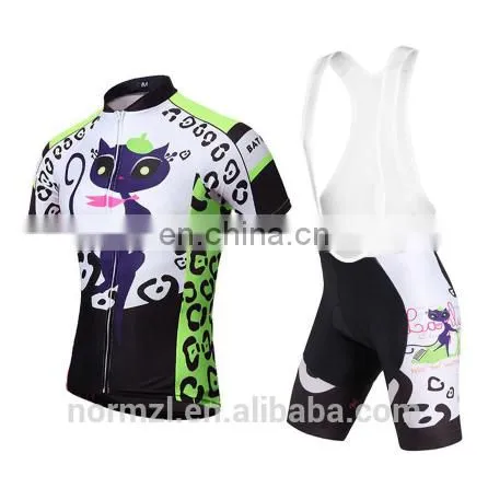 Cat Designs Short Sleeve Cycling Jersey Bike Wear Breathable Bicycle Clothing Cycling Clothes Women photo-2