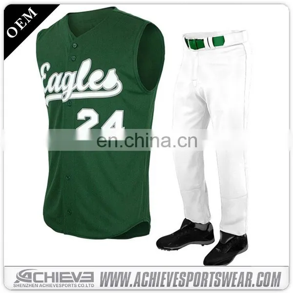 Cheap Selling Custom Stripe Baseball Jerseys Coed Softball Jerseys/uniforms photo-3