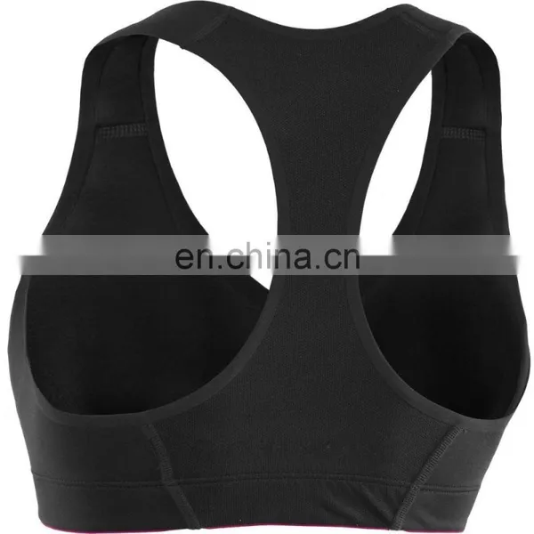 Polyester Spandex Fitness Crop-top, Gym Sports Bra, Black, Sublimation, Crossfit, Calisthenics photo-4